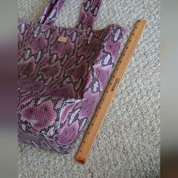 Consuela Purple Snake Print Tote - Picture 12 of 16